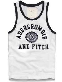 heren abercrombie and fitch tanktop zwart wit Hete Verkoop q02ia749